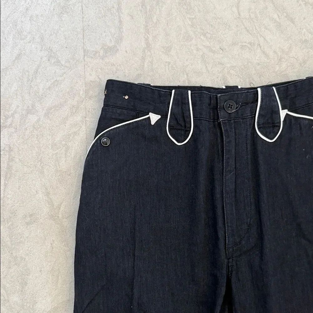 Stylish Black Wide-Leg Pants - Picture 3 of 5